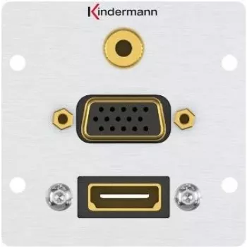 Gniazdo HDMI + VGA + 3,5 mm Kindermann 7444000586