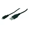 Kabel połączeniowy USB Assmann. typ A - micro B M/M. 1,0 m. kompatybilny z USB 2.0. UL. czarny (AK-300127-010-S)