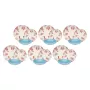 Serwis obiadowy Rose&Tulipani R18400TA18 dla 6 osób, 18-elementowy zestaw porcelanowy