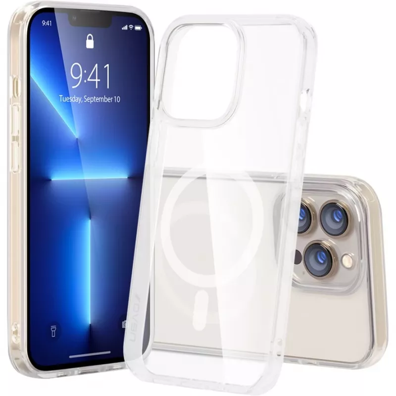 StyleShell SHOCKFlex, Etui na telefon przezroczyste, iPhone 16 Pro, kompatybilne z MagSafe