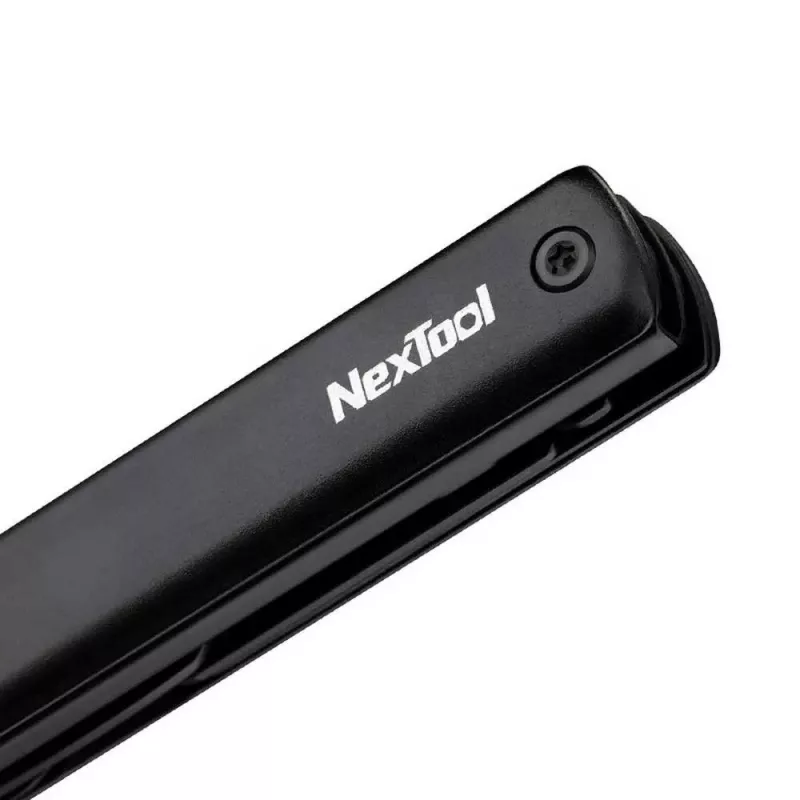 Wielofunkcyjny długopis-latarka Nextool NE20026 — LED 50 lm, czas pracy 90 min, nóż ze stali nierdzewnej, nożyczki, USB-C, aluminium, 125×15 mm, 38 g