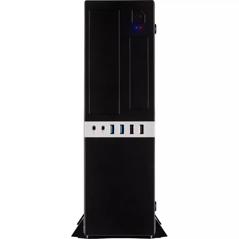 Inter-Tech IT-503 - SFF - Mini-ATX - bez zasilacza (TFX12V) - matowa czerń - USB/Audio (88881270)
