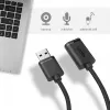 Kabel USB UNITEK Y-C447GBK 0,5 m USB 2.0 czarny