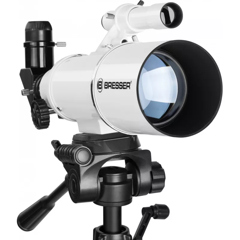 Bresser Optics CLASSIC 70/350 Refraktor 140x Czarny, Biały