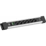 Listwa zasilająca Bachmann CONNECTUS BM005920 — 6x gniazda CEE7, 1x USB-A 22W, kabel 2,0 m