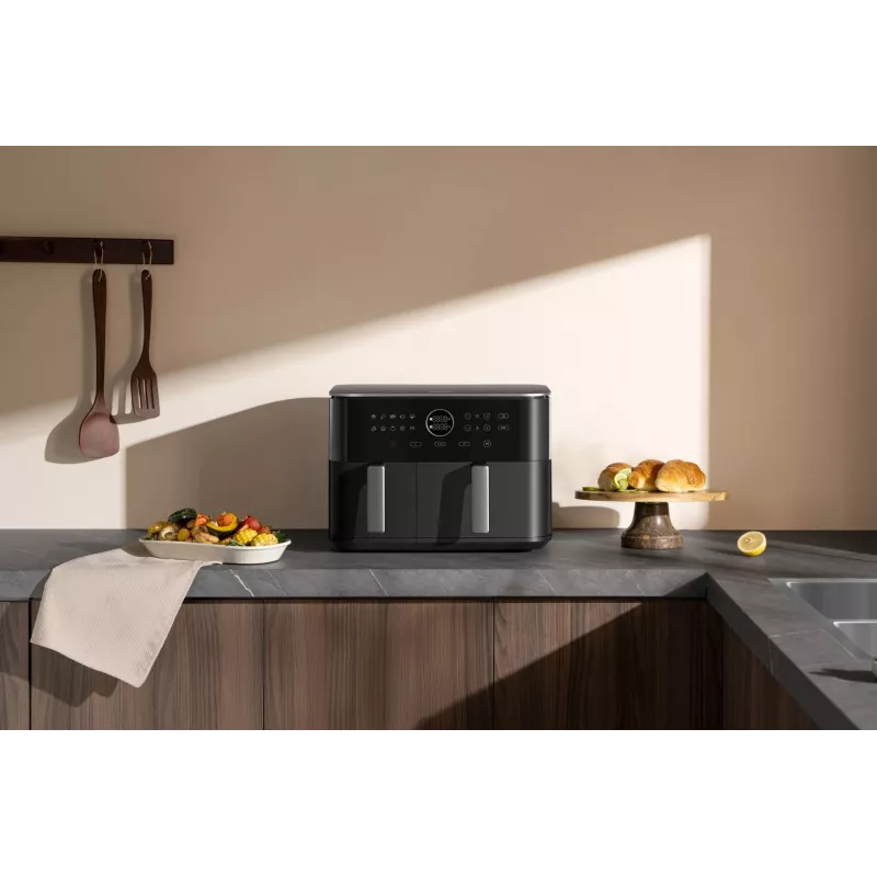 Frytkownica powietrzna Xiaomi Dual Zone EAN 10 L 2700 W czarna