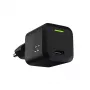 Ładowarka do urządzeń mobilnych zielony Cell CHARGC06, USB-C 33W, Quick Charge 3.0, wejście AC 100–240V, czarna