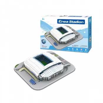3D Puzzle cubicfun Lech Poznan Stadium model – składana replika stadionu w skali, elementy kartonowe, numer modelu 306-20257