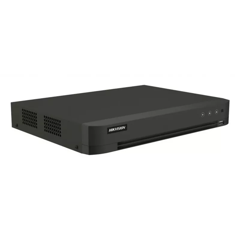 DVR Hikvision Pro Series 8-kanałowy 5 MP 1U H.265 AcuSense, 8 wejść, Gigabit Ethernet, 12 TB HDD, 12 V, 24 W