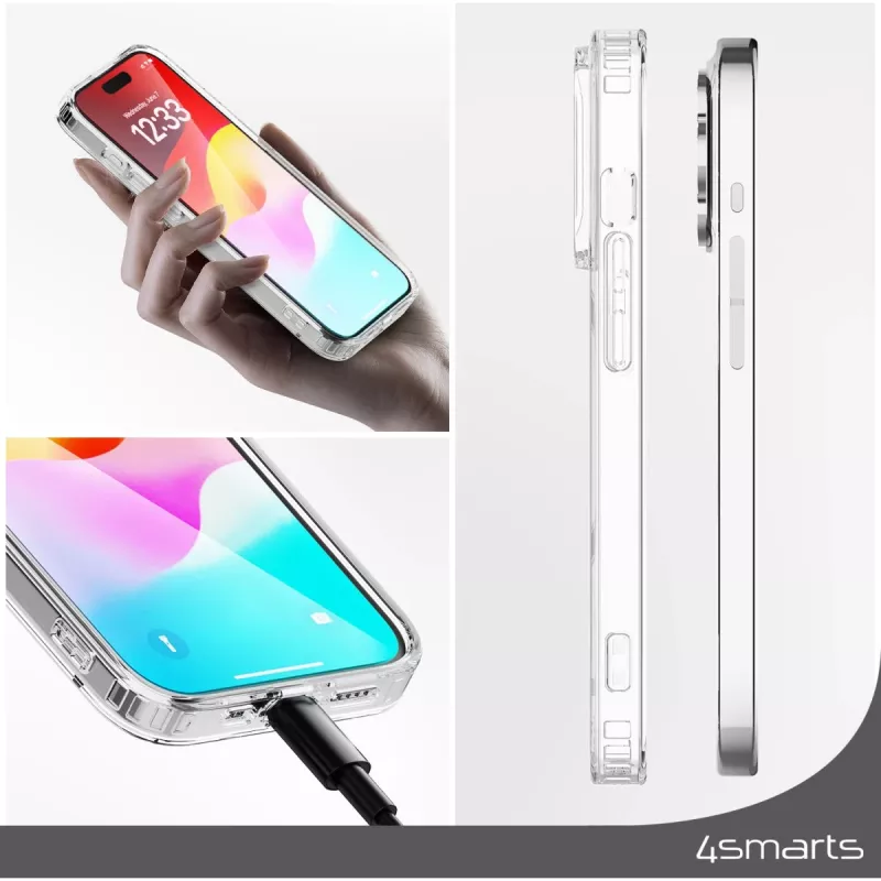Etui ochronne 4smarts 540606 do iPhone 15 Plus przezroczyste 17 cm