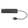 Hub USB Tellur Basic 4-portowy USB 2.0 — czarny, 4 porty USB-A