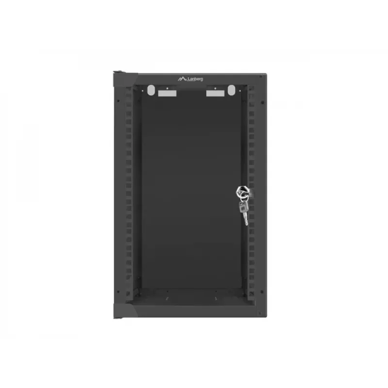 Szafka wisząca LANBERG WF10-2309-10B 9U, 469×280×310 mm, głębokość 10 cali, czarna, IP20