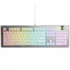Klawiatura mechaniczna GLORIOUS GMMK 3 Pro 100% Pre-Built ANSI US layout, przełączniki Fox, srebrna