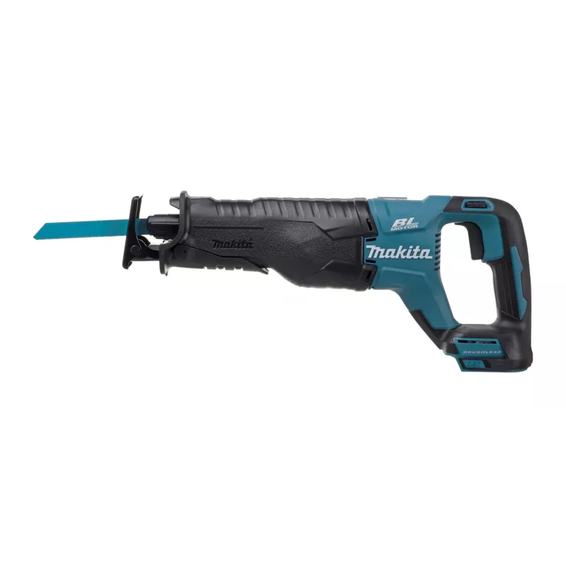 Pilarka szablasta Makita DJR187Z, 18V Li-Ion, skok 32 mm, częstotliwość skoków 2300–3000 spm, głębokość cięcia w drewnie 255 mm, w metalu 130 mm