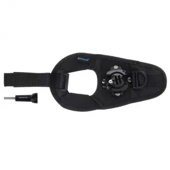 Puluz pasek na nadgarstek do kamer sportowych z obrotem 360° — kompatybilny z GoPro HERO 7/6/5/4/3/2, SJCAM, Xiaomi