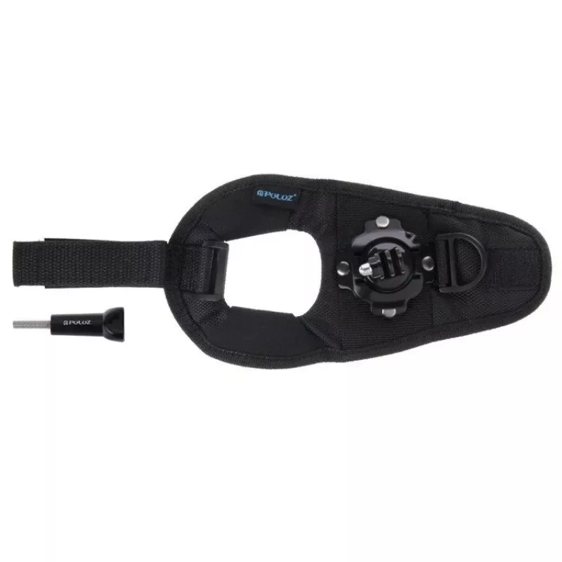 Puluz pasek na nadgarstek do kamer sportowych z obrotem 360° — kompatybilny z GoPro HERO 7/6/5/4/3/2, SJCAM, Xiaomi