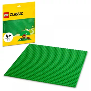 LEGO 11023 Classic Zielona Podstawa Kwadrat 32x32 Kołki Budowlana Trawiasta Podstawa do Budowania i Eksponowania Zestaw Pojedynczy