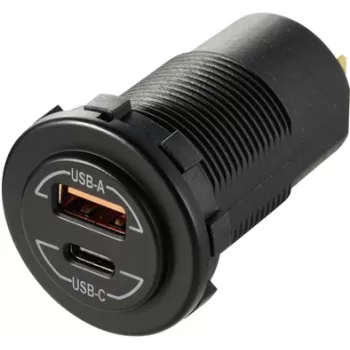 Gniazdo samochodowe USB z Power Delivery VOLTCRAFT 60 W (VC-14336670)
