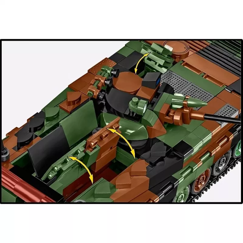 Klocki Cobi Siły Zbrojne BWP-1 2630 — model polsko-ukraińskiego amfibijnego bojowego wozu piechoty