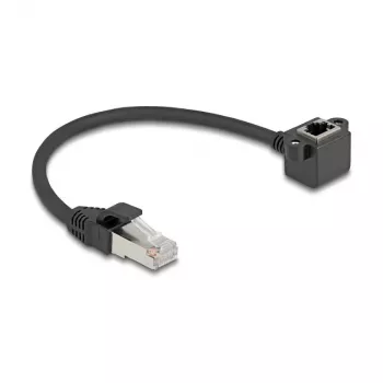 Kabel sieciowy DeLOCK 81040 RJ-45 Cat6 0.25 m Czarny