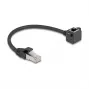 Kabel sieciowy DeLOCK 81040 RJ-45 Cat6 0.25 m Czarny