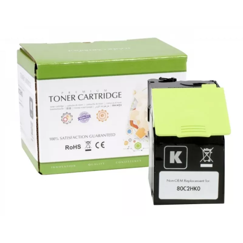 Kompatybilny Static-Control Lexmark 802HK, czarny, wysoka wydajność, 4000 str. (80C2HC0)