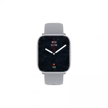 myPhone Watch Pastel 4.45 cm (1.75 inch) AMOLED 40 mm Cyfrowy 390 x 450 pikseli Dotykowy Srebrny