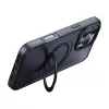 Etui ochronne Mcdodo PC-4932 do iPhone 16 Pro z wbudowaną podstawką, czarne
