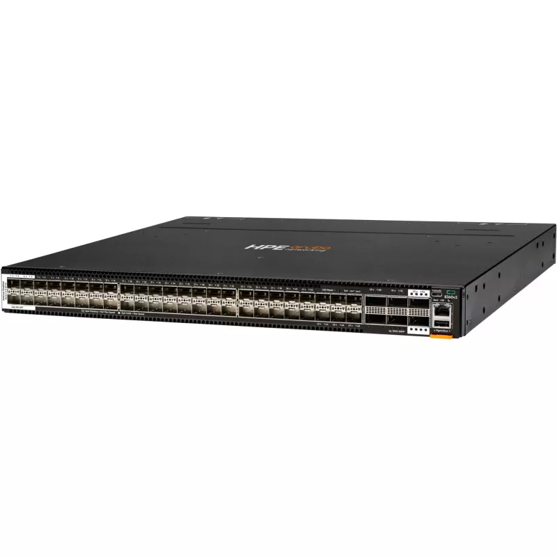 HPE - Aruba CX 8360-48Y6C v2 - Switch - L3 - zarządzany - 44 x 1/10/25 Gigabit SFP / SFP+ / SFP28 + 4 x 10 Gigabit / 25 Gigabit SFP+ / SFP28 + 4 x 40/100 Gigabit QSFP+ / QSFP28 + 2 x