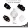 Ładowarka 4smarts QI2 Smartwatch Srebrna USB Bezprzewodowe Szybkie Ładowanie
