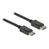 Delock - Kabel DisplayPort - DisplayPort (M) do DisplayPort (M) - DisplayPort 2,0 - 2,0 m - Wsparcie 10K 60 Hz (10 240 x 4320) - Czarny (80262)