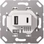Gira USB-Power Supply 2f TypA/C Insert biały 234900 (234900)