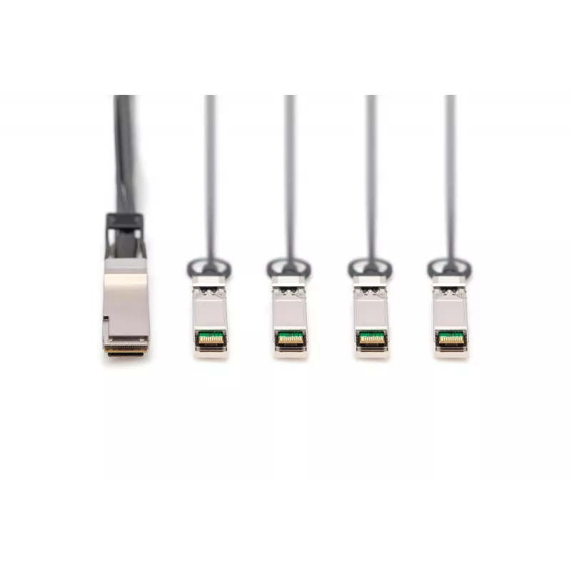 Bezpośredni kabel połączeniowy Digitus DN-81325 40G QSFP+ na 4XSFP+ 5m