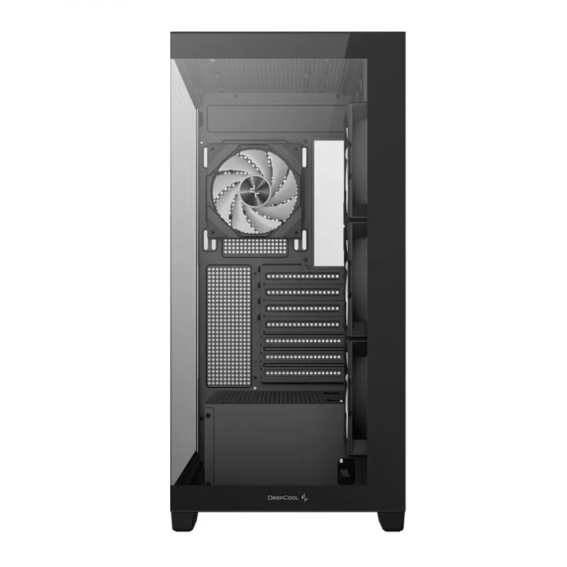 Obudowa PC DeepCool CG580 4F Midi Tower — ATX/ITX/MicroATX, szkło hartowane, wentylatory 3×120mm+1×120mm, 2×3,5 inch i 2×2,5 inch, USB-A×2 USB-C×1, czarna