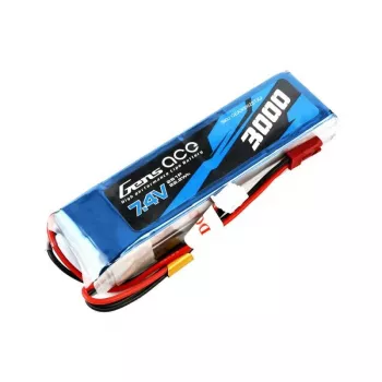 Bateria Gens Ace 3000mAh 7.4V 1C 2S1P LiPo