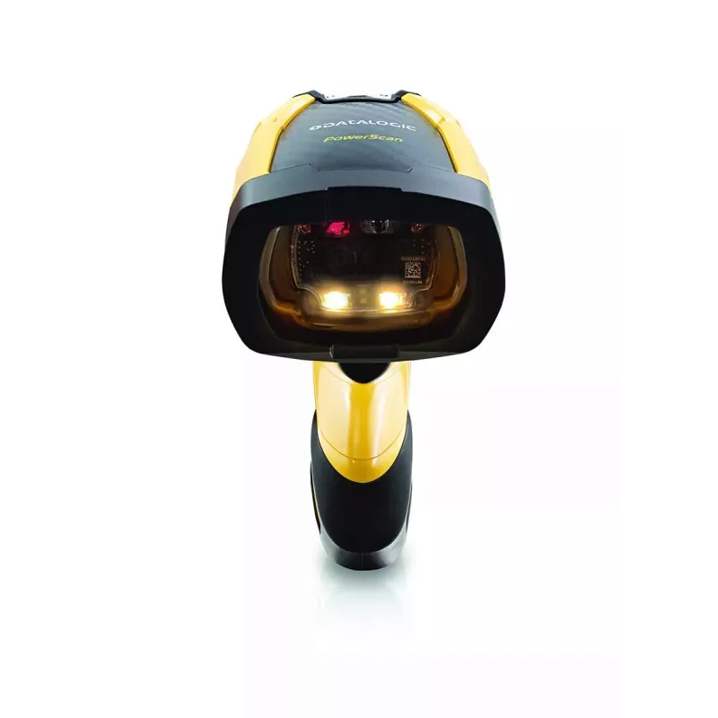 Datalogic PowerScan PM9600 - Zestaw RS-232 - skaner kodów kreskowych - przenośny - SR - czytnik 2D - dekodowany - RF(433 MHz) (PM9600-SR433RBK20)