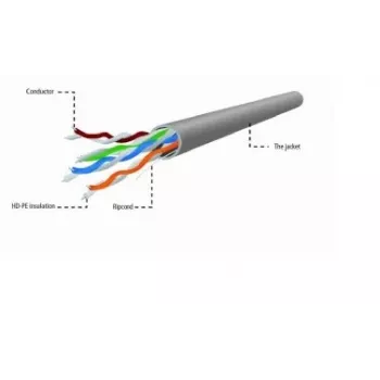 Gembird UPC-5004E-L/100 kabel sieciowy szary 100 m Cat5e U/UTP (UTP)