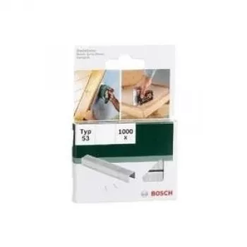 Opakowanie zszywek Bosch Fine Wire Staples Typ 53 długość nóżki 1 cm Mocowanie