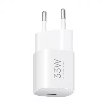 Zasilacz Xiaomi 33W Nano USB-C EU do gniazdka — 33 W USB-C do telefonów i tabletów