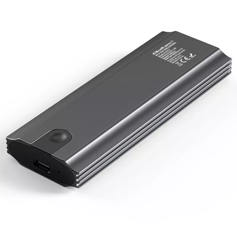 Obudowa | kieszeñ NV2271 na dysk M.2 SSD | SATA | NVMe | USB-C | 2TB