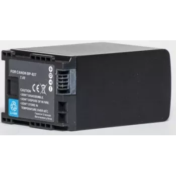 Akumulator wielokrotnego ładowania do aparatu Extra Digital BP-827, Li‑ion 3200 mAh, kompatybilny z Canon BP-827