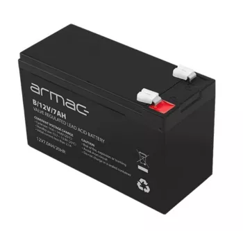 Bateria UPS ARMAC B/12V/7AH — Kwasowo-ołowiowa szczelna 12 V 7 Ah, maks. rozładowanie 110 A, obudowa ABS