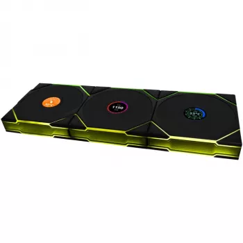 Wentylator obudowy 120 mm ARGB PWM z bezprzewodowym LCD Lian Li UNI FAN TL