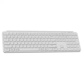 Keychron B6P-K8 Klawiatura Pełnowymiarowa USB RF Bezprzewodowa Bluetooth Ivory