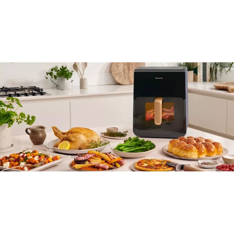Frytkownica beztłuszczowa Panasonic NF-CC600 6 L 1450 W Czarna