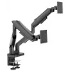 Uchwyt na monitory LC-Power LC-EQ-A34B-D 34 cale Biurko Czarny Zacisk 40 kg