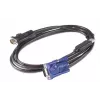 Kabel APC KVM USB - 1.8 m, 1.83 m, USB, USB, VGA, Czarny, USB-A