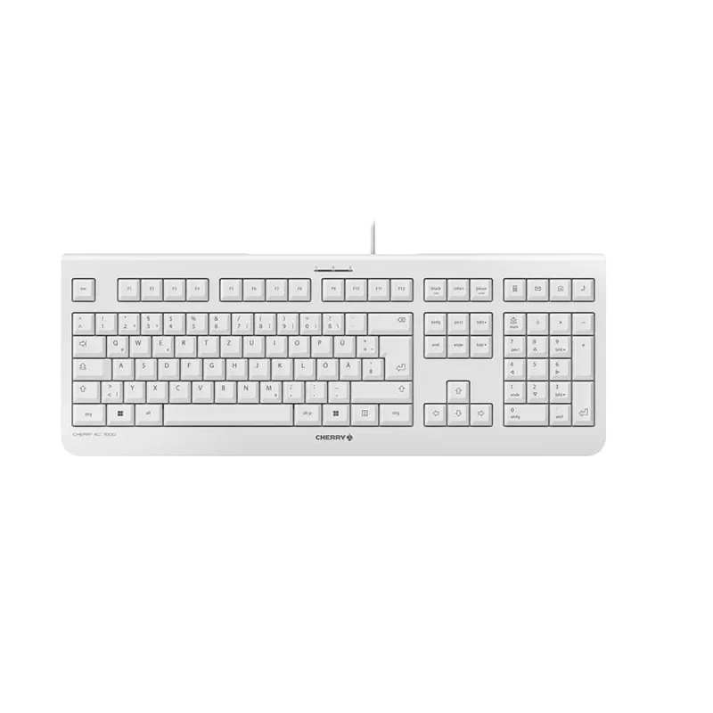 CHERRY KC 1000 klawiatura biurowa USB QWERTZ niemiecki szary