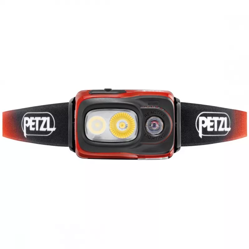 Latarka czołowa LED Petzl SWIFT RL czarno-pomarańczowo-biała