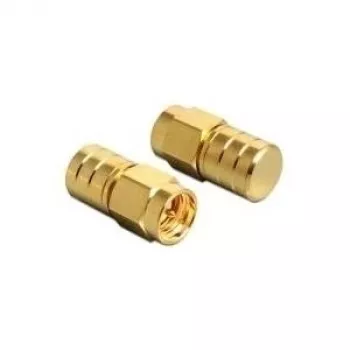 adapter złącza kabla DELOCK 88712 — złącza SMA, pozłacane styki, kolor złoty